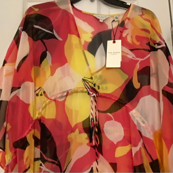 NWT Ted Baker Maxi Cover Up Size S - Picture 5 of 7